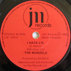 The Wurzels I Hate J.R. USED VINYL 7INCH 45 RPM SINGLE