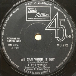 Stevie Wonder We Can Work It Out USED VINYL 45 RPM 7INCH SINGLE