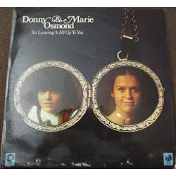 Donny & Marie Osmond I'm Leaving It All Up To You Vinyl LP USED