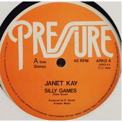 Janet Kay Silly Games USED VINYL 12INCH 45 RPM REISSUE