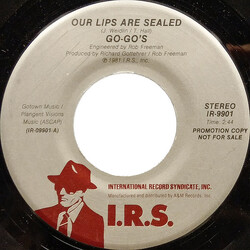 Go-Go's Our Lips Are Sealed USED VINYL 7INCH SINGLE PROMO STEREO MONO