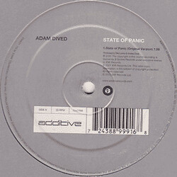 Adam Dived State Of Panic VINYL 12" USED