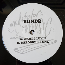 RUNDR Want 2 Luv U / Melodious Funk USED VINYL 12INCH 45 RPM