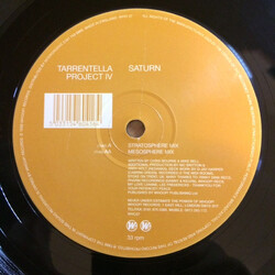 Tarrentella Saturn USED VINYL 12INCH 33 S RPM