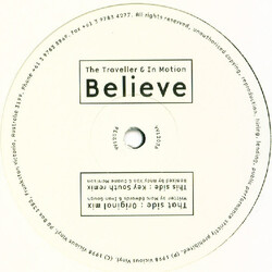 The Traveller / In Motion Believe VINYL 12" USED