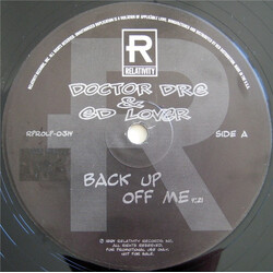 Doctor Dré / Ed Lover Back Up Off Me USED VINYL 12INCH 33 S RPM PROMO
