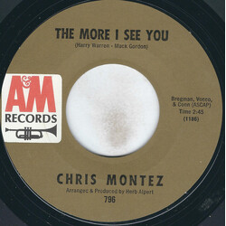 Chris Montez The More I See You / You, I Love You USED VINYL 7INCH SINGLE STYRENE
