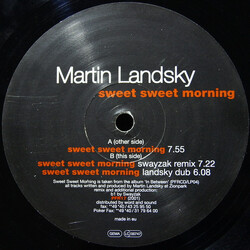 Martin Landsky Sweet Sweet Morning USED VINYL 12INCH