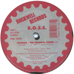 B.O.S.E. Batman / The Original Swing VINYL 12" USED