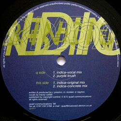 Pink Bomb / Tracy Cattell Indica VINYL 12" USED
