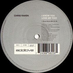 Chris Raven I Know You Love Me Too! VINYL 12" USED