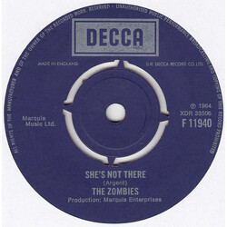 The Zombies She's Not There USED VINYL 7INCH 45 RPM