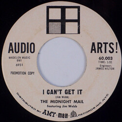 The Midnight Mail / Jimmy Webb I Can't Get It / I Can't Quit USED VINYL 7INCH 45 RPM SINGLE PROMO