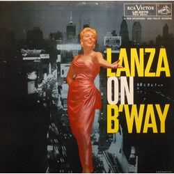 Mario Lanza Lanza On B'way Vinyl LP USED