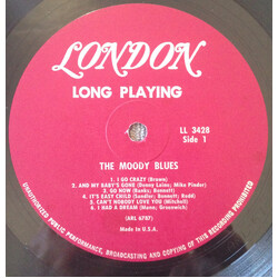The Moody Blues Go Now - Moody Blues #1 Vinyl LP USED