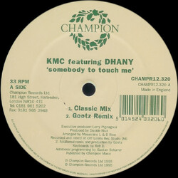 KMC (2) / Dhany Somebody To Touch Me VINYL 12" USED
