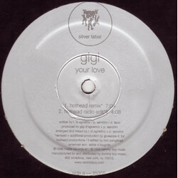 Gigi D'Agostino Your Love VINYL 12" USED