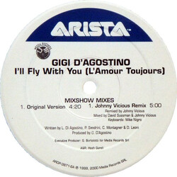 Gigi D'Agostino I'll Fly With You (L'Amour Toujours) (Mixshow Mixes) USED VINYL 12INCH 33 S RPM