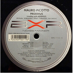 Mauro Picotto Proximus (Medley With Adiemus) USED VINYL 12INCH 45 RPM