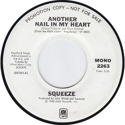 Squeeze Another Nail In My Heart Vinyl 7" USED