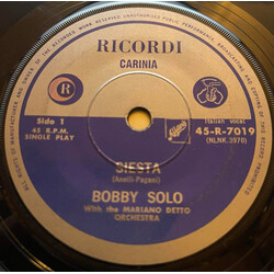 Bobby Solo Siesta USED VINYL 7INCH 45 RPM