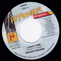 Dennis Brown Long Time USED VINYL 7INCH 45 RPM