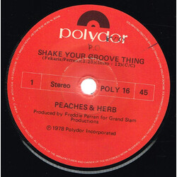 Peaches & Herb Shake Your Groove Thing USED VINYL 7INCH 45 RPM SINGLE
