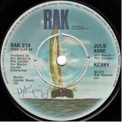 Kenny (3) Julie Anne USED VINYL 7INCH 45 RPM SINGLE