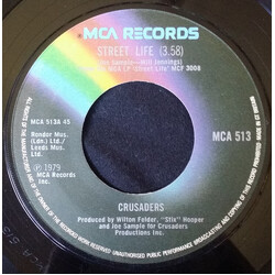 The Crusaders Street Life USED VINYL 7INCH 45 RPM SINGLE