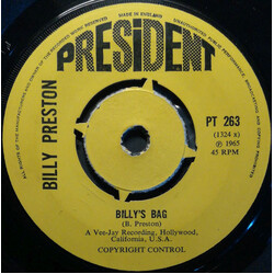 Billy Preston Billy's Bag USED VINYL 7INCH 45 RPM SINGLE