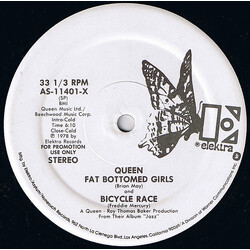 Queen Fat Bottomed Girls And Bicycle Race VINYL 12" USED