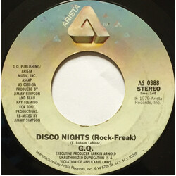 GQ Disco Nights (Rock-Freak) USED VINYL 7INCH 45 RPM