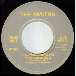 The Smiths Heaven Knows I'm Miserable Now USED VINYL 7INCH 45 RPM SINGLE