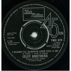 The Isley Brothers I Guess I'll Always Love You USED VINYL 7INCH 45 RPM SINGLE MONO