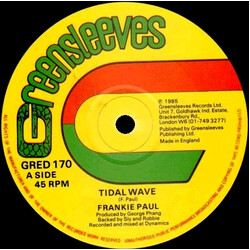 Frankie Paul / Singie Singie Tidal Wave / Jailhouse USED VINYL 12INCH 45 RPM SINGLE