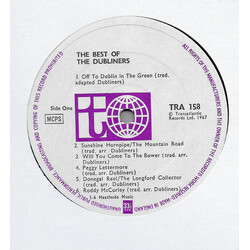 The Dubliners The Best Of The Dubliners Vinyl LP USED