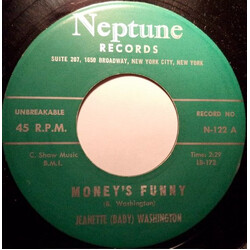 Baby Washington Money's Funny USED VINYL 7INCH 45 RPM