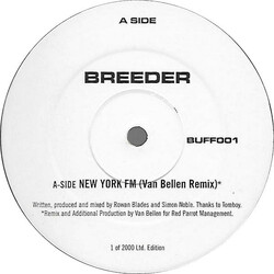 Breeder New York FM / Tyrantanic VINYL 12" USED