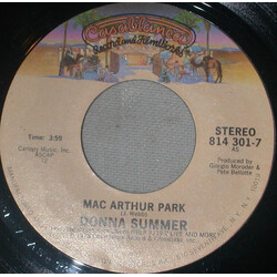 Donna Summer Mac Arthur Park / Love To Love You Baby USED VINYL 7INCH 45 RPM SINGLE REISSUE