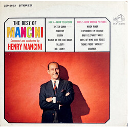 Henry Mancini The Best Of Mancini Vinyl LP USED