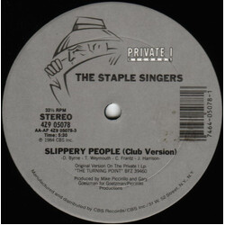 The Staple Singers Slippery People USED VINYL 12INCH 33 S RPM SINGLE