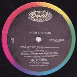 High Fashion Make Up Your Mind VINYL 12" USED