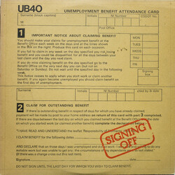 UB40 Signing Off Vinyl LP USED