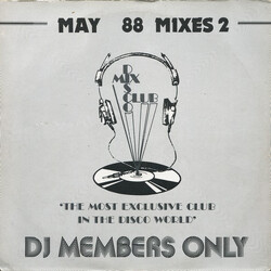 Various May 88 Mixes 2 Vinyl LP USED