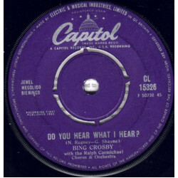 Bing Crosby / The Ralph Carmichael Singers / Ralph Carmichael Orchestra Do You Hear What I Hear? USED VINYL 7INCH 45 RPM SINGLE