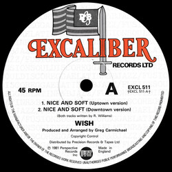 Wish (3) Nice And Soft USED VINYL 12INCH 45 RPM