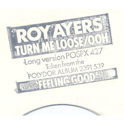Roy Ayers Turn Me Loose USED VINYL 12INCH WHITE LABEL