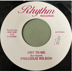 Precious Wilson / True Expression Cry To Me / Head Over Heels In Love Vinyl 7" USED