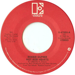 Robbie Dupree Hot Rod Hearts USED VINYL 7INCH SINGLE 45 RPM