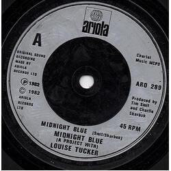 Midnight Blue (4) / Louise Tucker Midnight Blue USED VINYL 7INCH 45 RPM SINGLE